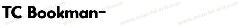 TC Bookman字体转换